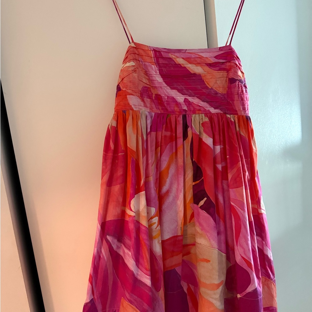 H&M Light Pink and Orange dress